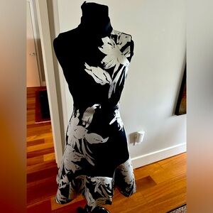 Classy Black & Silver Cocktail Dress by Karen Millen